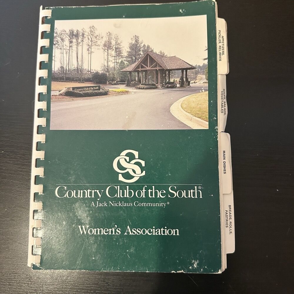 Country Club of the South Women's Association cookbook A Jack Nichlaus Community
